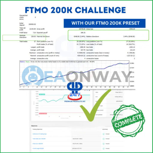 ORDER BLOCK EA Prop Firm MT4 FTMO Signal