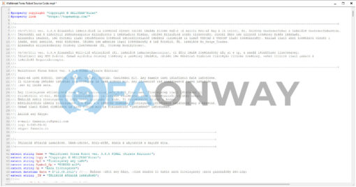 WallStreet Forex Robot Source Code Logo MQ4